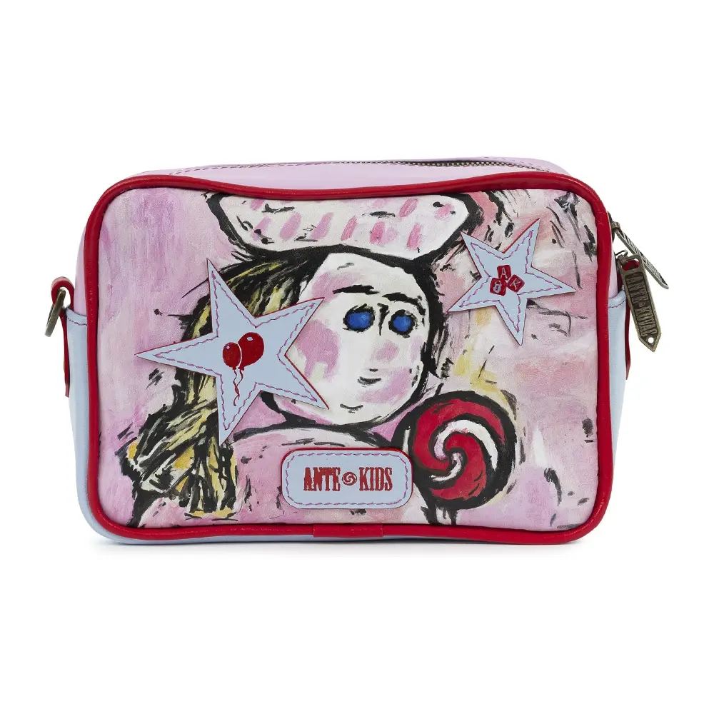 Сумка Mini bag кожаная «Девочка в костюме»