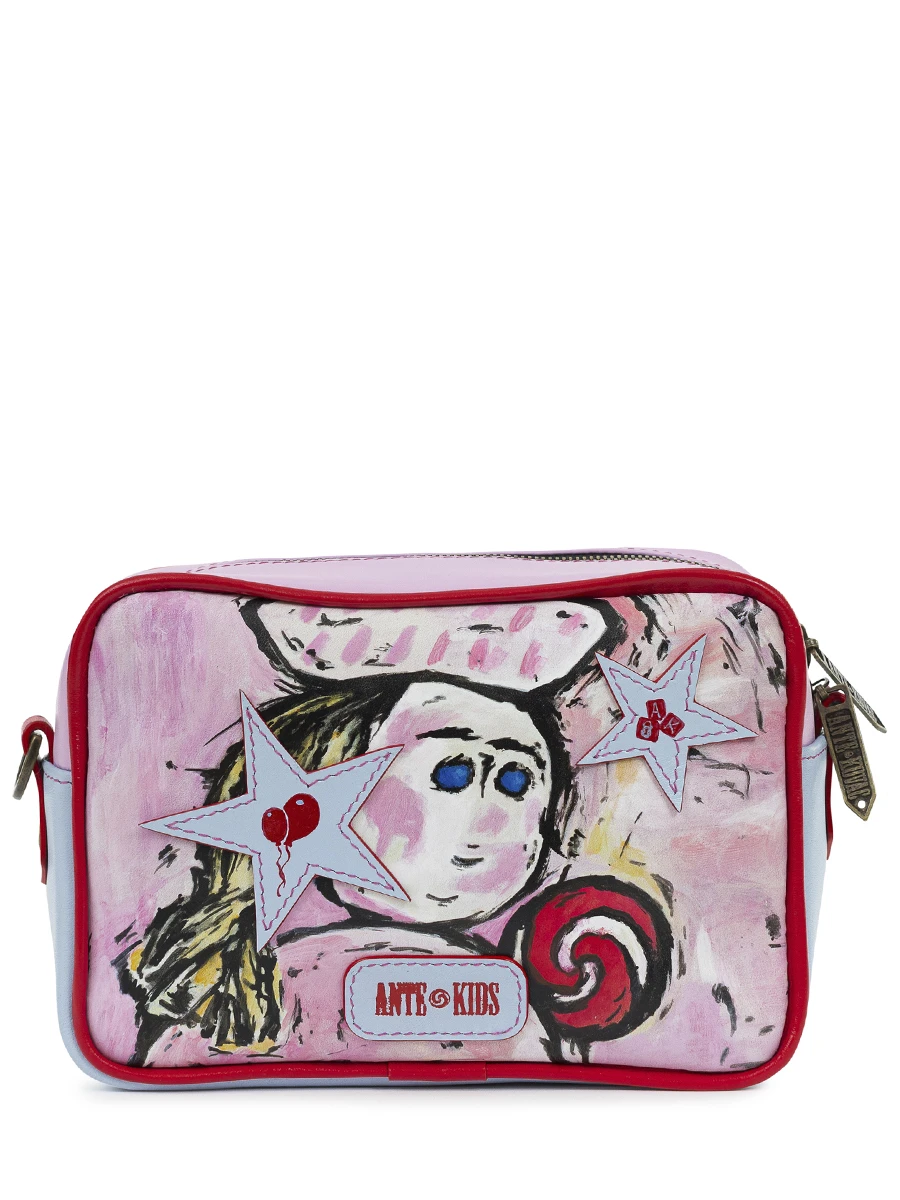 Сумка Mini bag кожаная «Девочка в костюме»