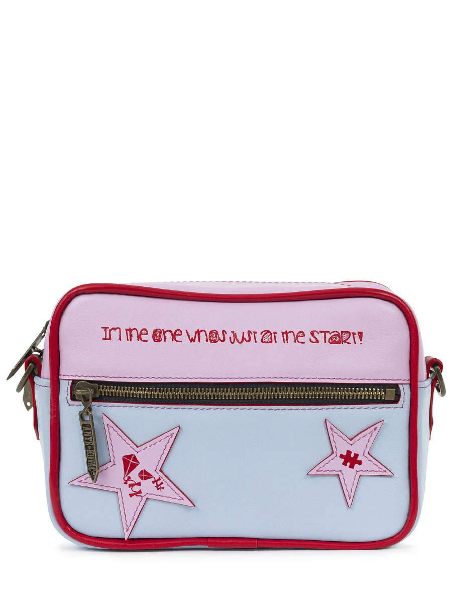 Сумка Mini bag кожаная «Девочка в костюме»