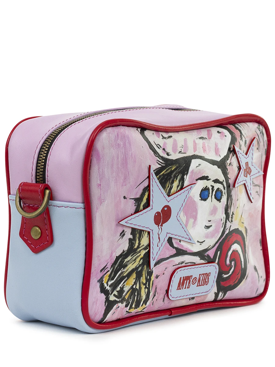 Сумка Mini bag кожаная «Девочка в костюме»