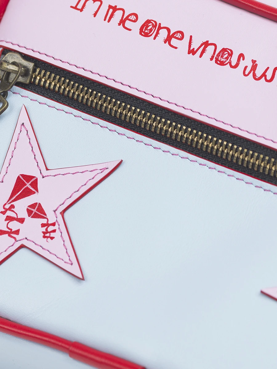 Сумка Mini bag кожаная «Девочка в костюме»