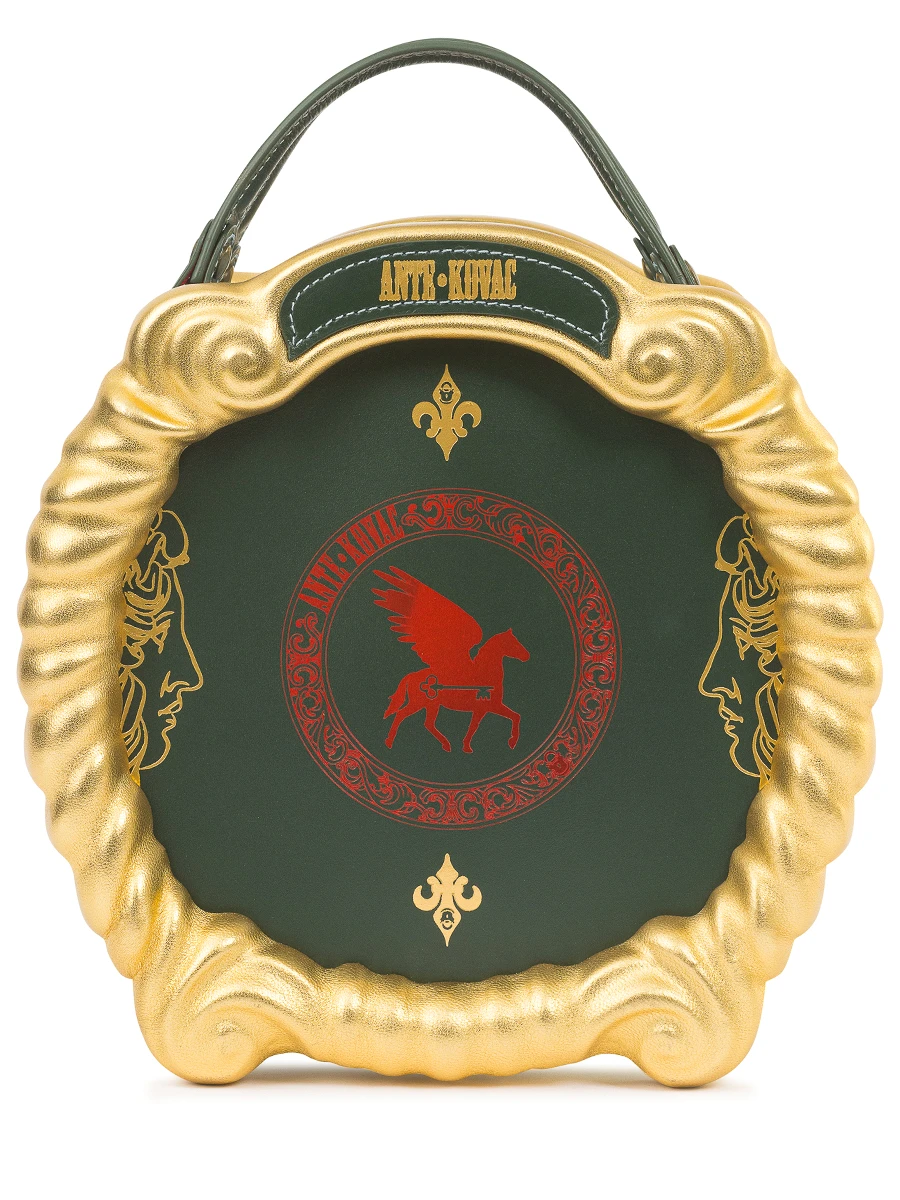 Сумка №107 кожаная "Медуза"