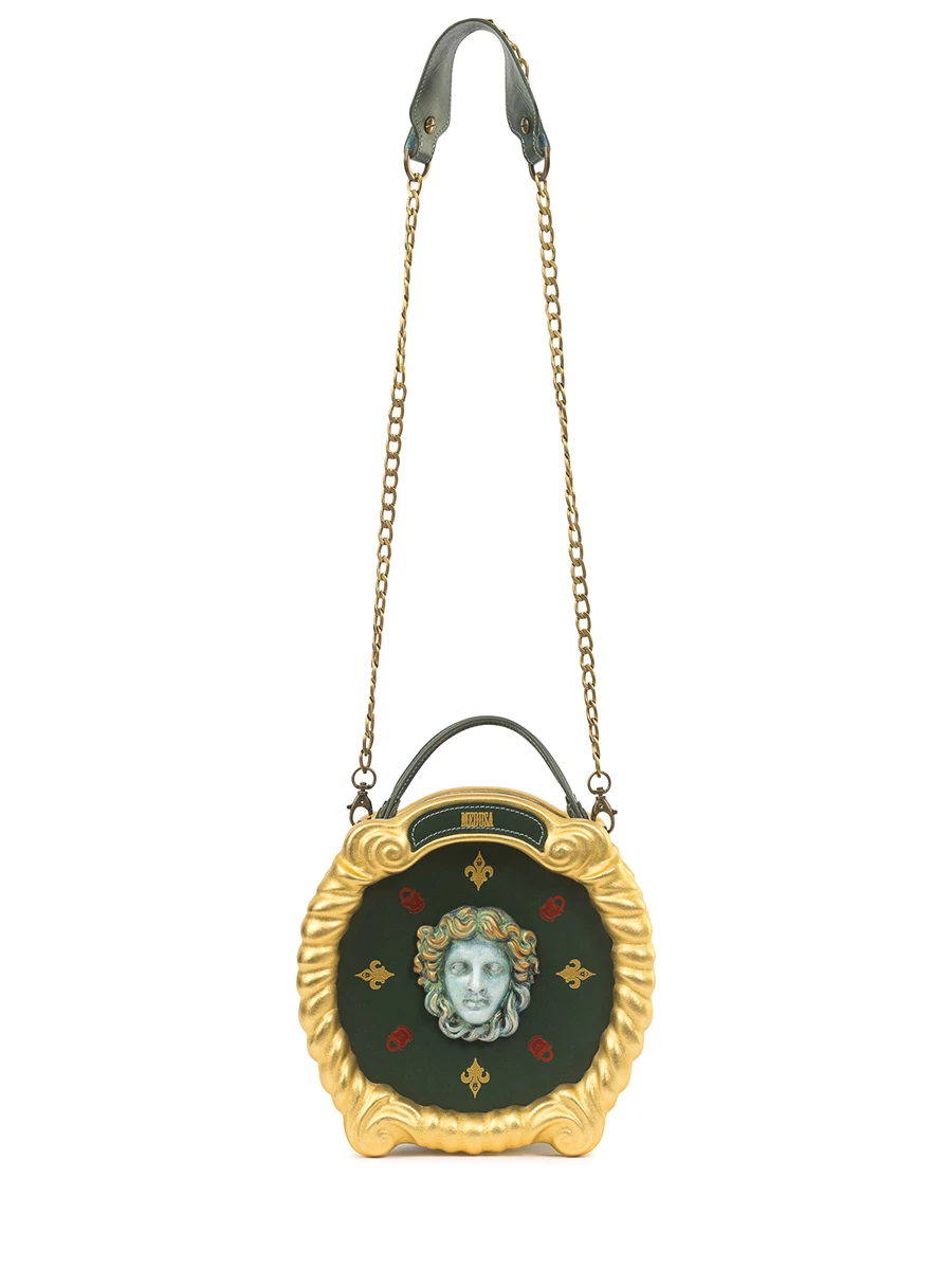 Сумка №107 кожаная "Медуза"