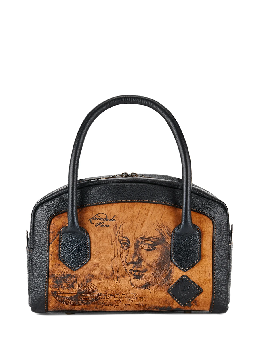 Сумка Мадлен кожаная "Золотое сечение"