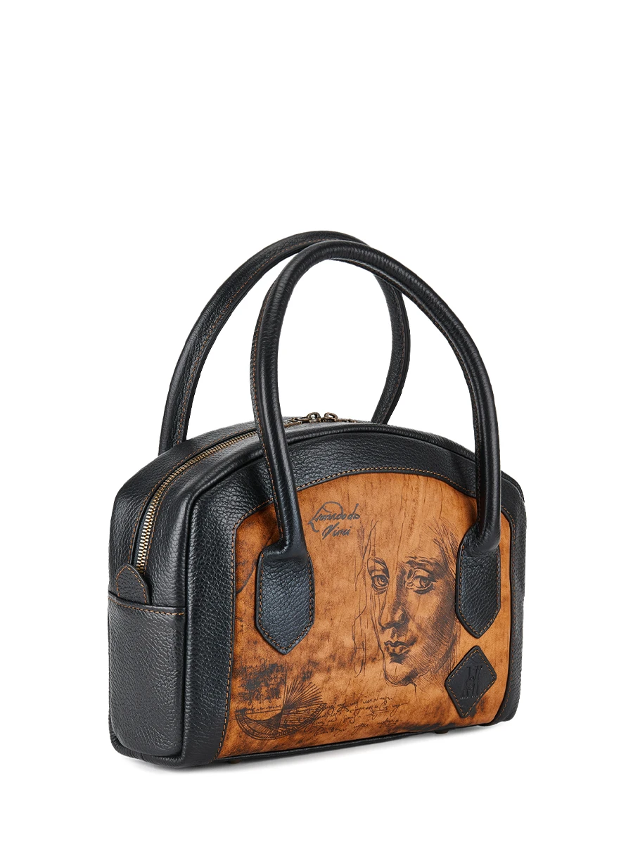 Сумка Мадлен кожаная "Золотое сечение"