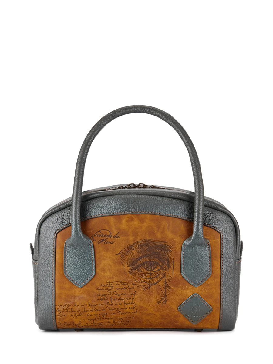 Сумка Мадлен кожаная "Око"