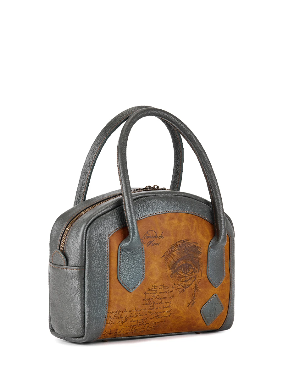 Сумка Мадлен кожаная "Око"