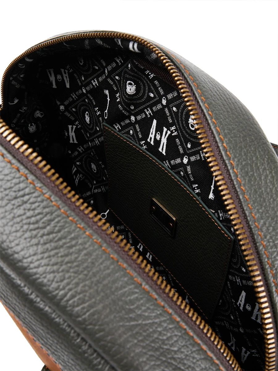 Сумка Мадлен кожаная "Око"