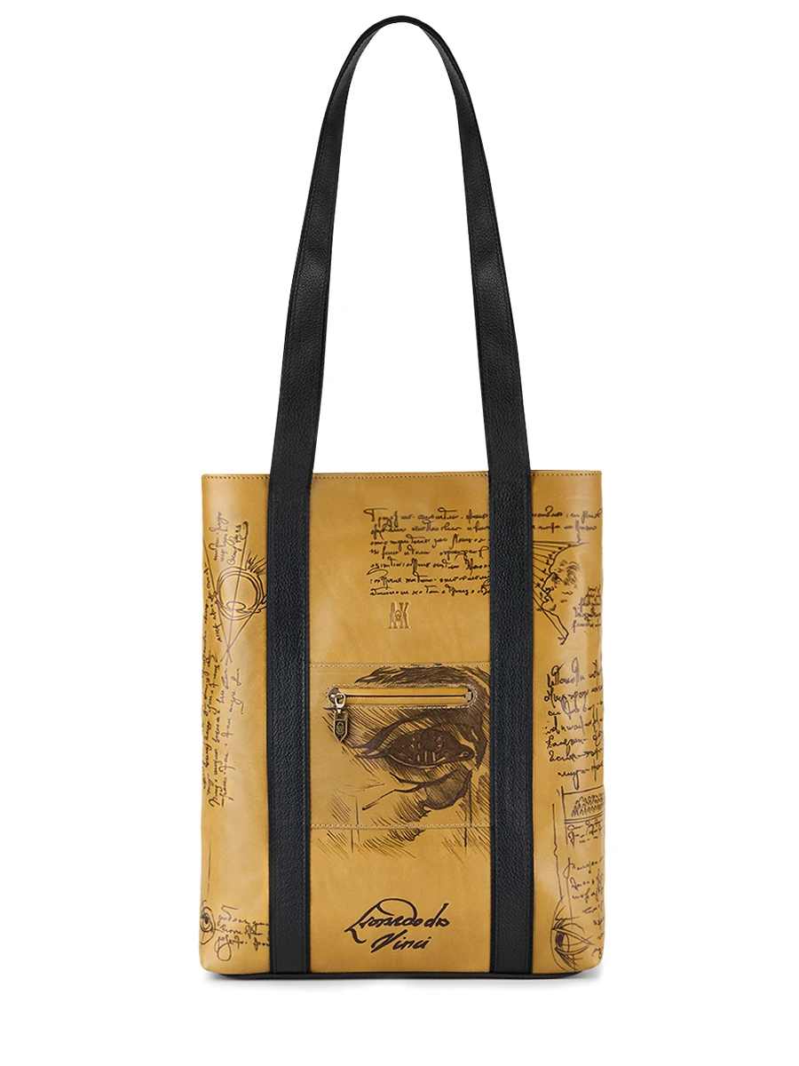 Шопер кожаный Око да Винчи