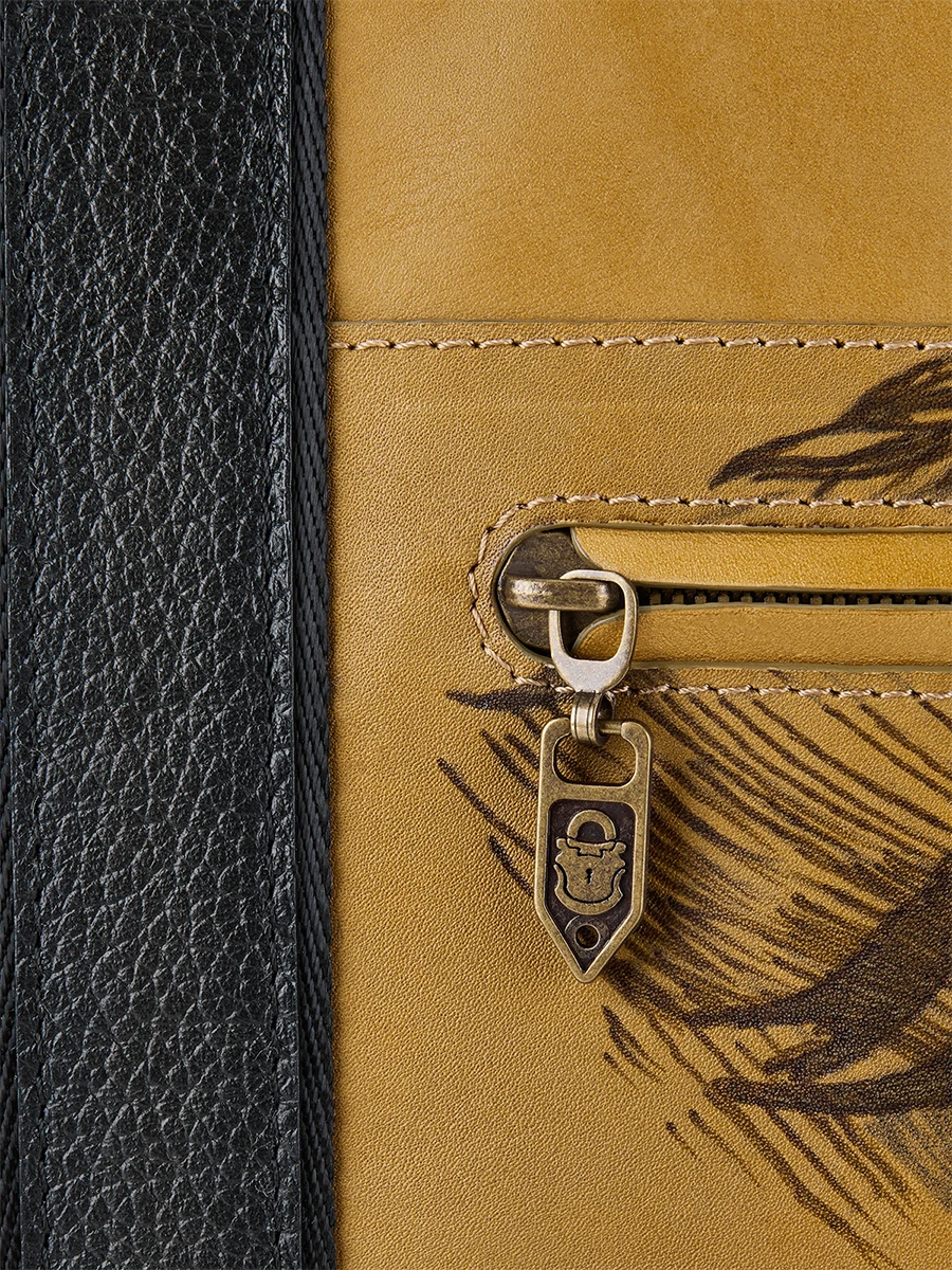 Шопер кожаный Око да Винчи