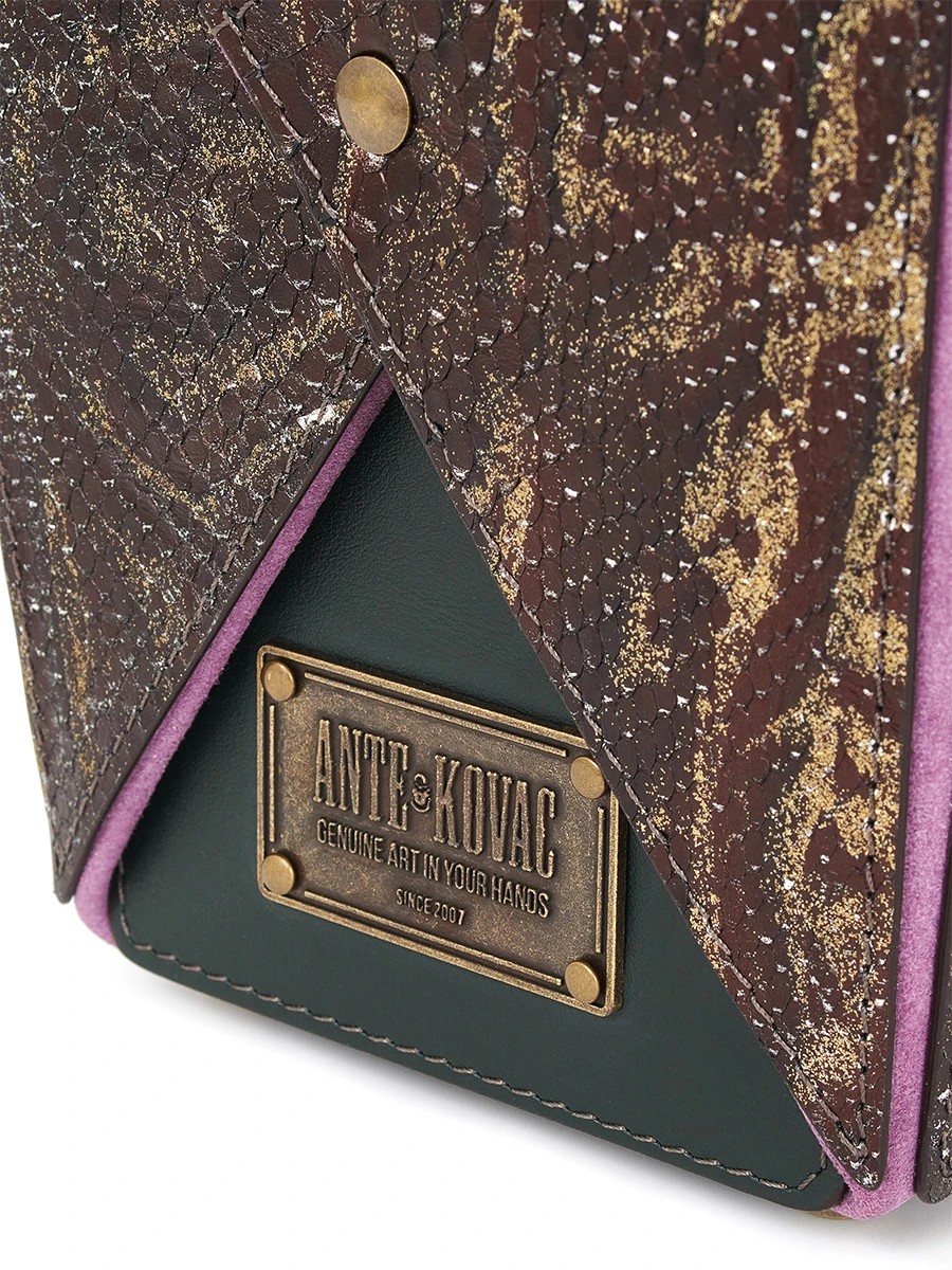 Клатч кожаный WOKBAG