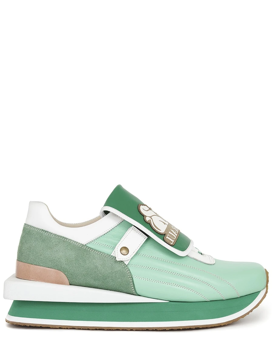 Кроссовки кожаные