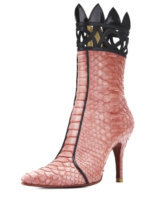 Сапоги из кожи питона Невеста Кощея ANTE KOVAC