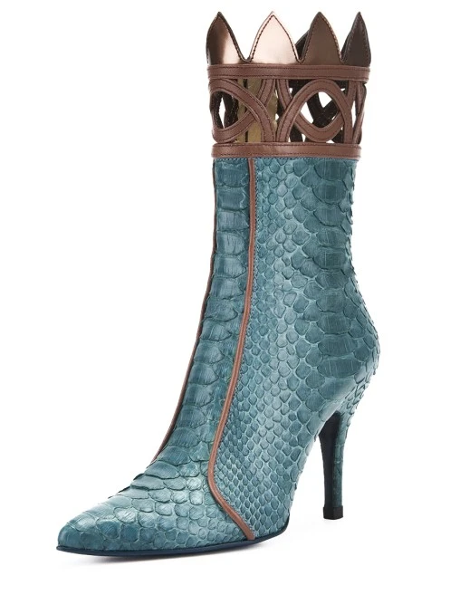 Сапоги из кожи питона Василиса ANTE KOVAC