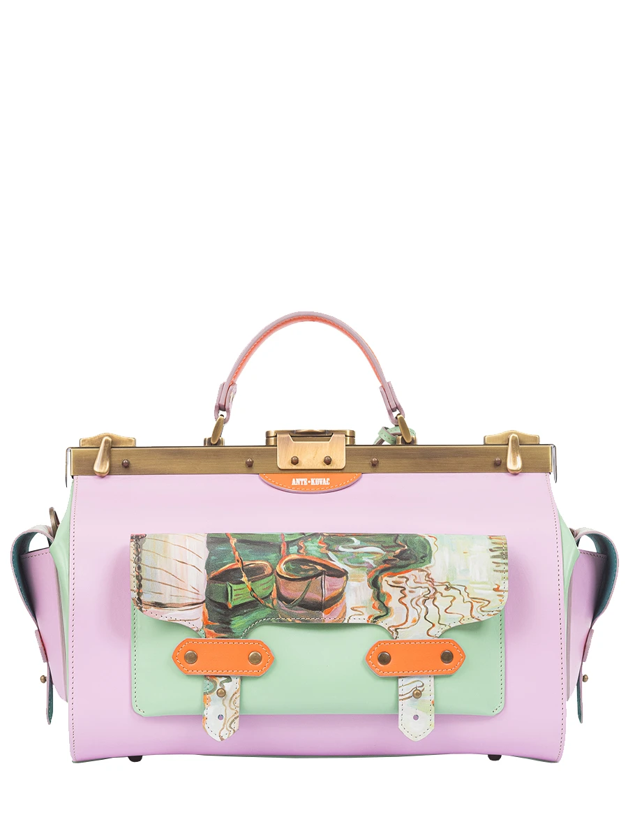 Саквояж 35 кожаный "Гавань"