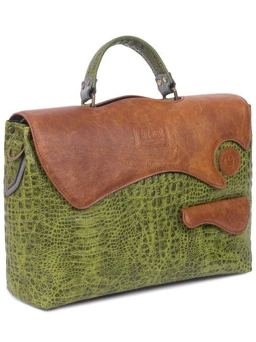 Портфель кожаный Voyage Croco ANTE KOVAC