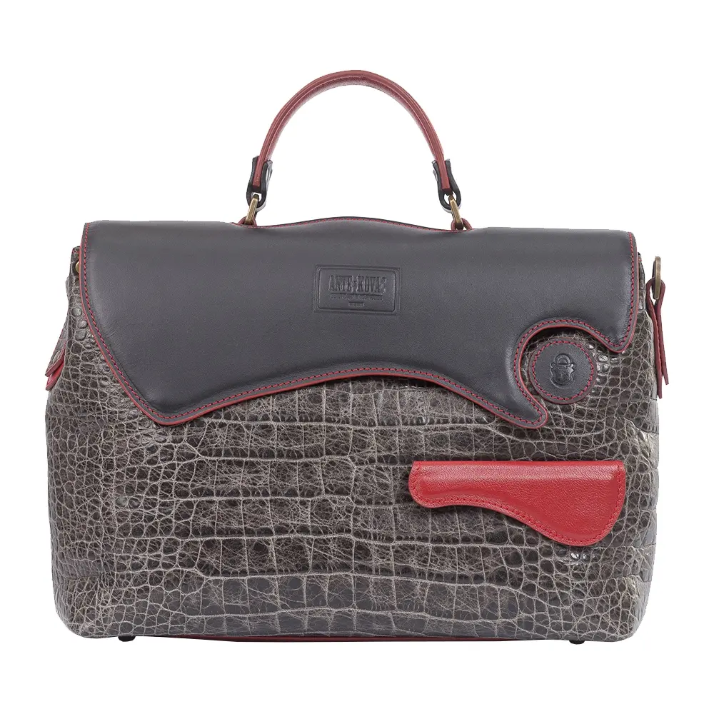 Портфель кожаный Voyage Croco