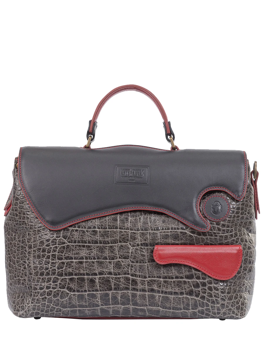 Портфель кожаный Voyage Croco