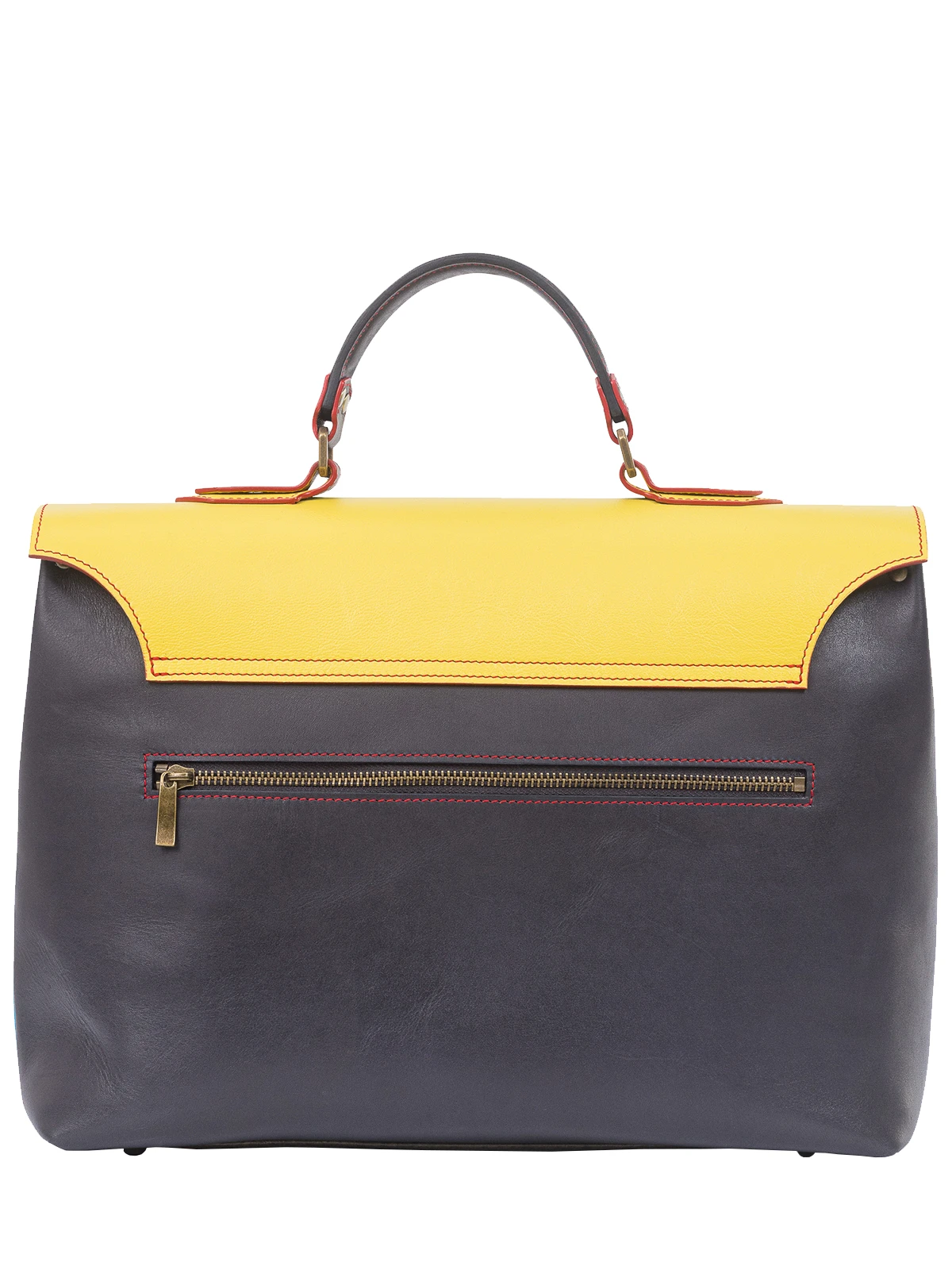 Портфель кожаный "Заморские гости"