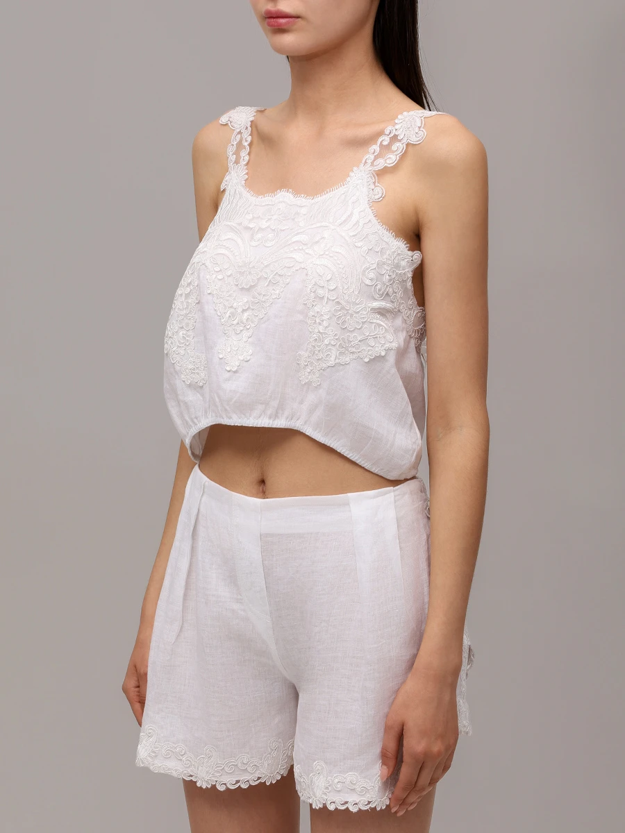 Топ с кружевом