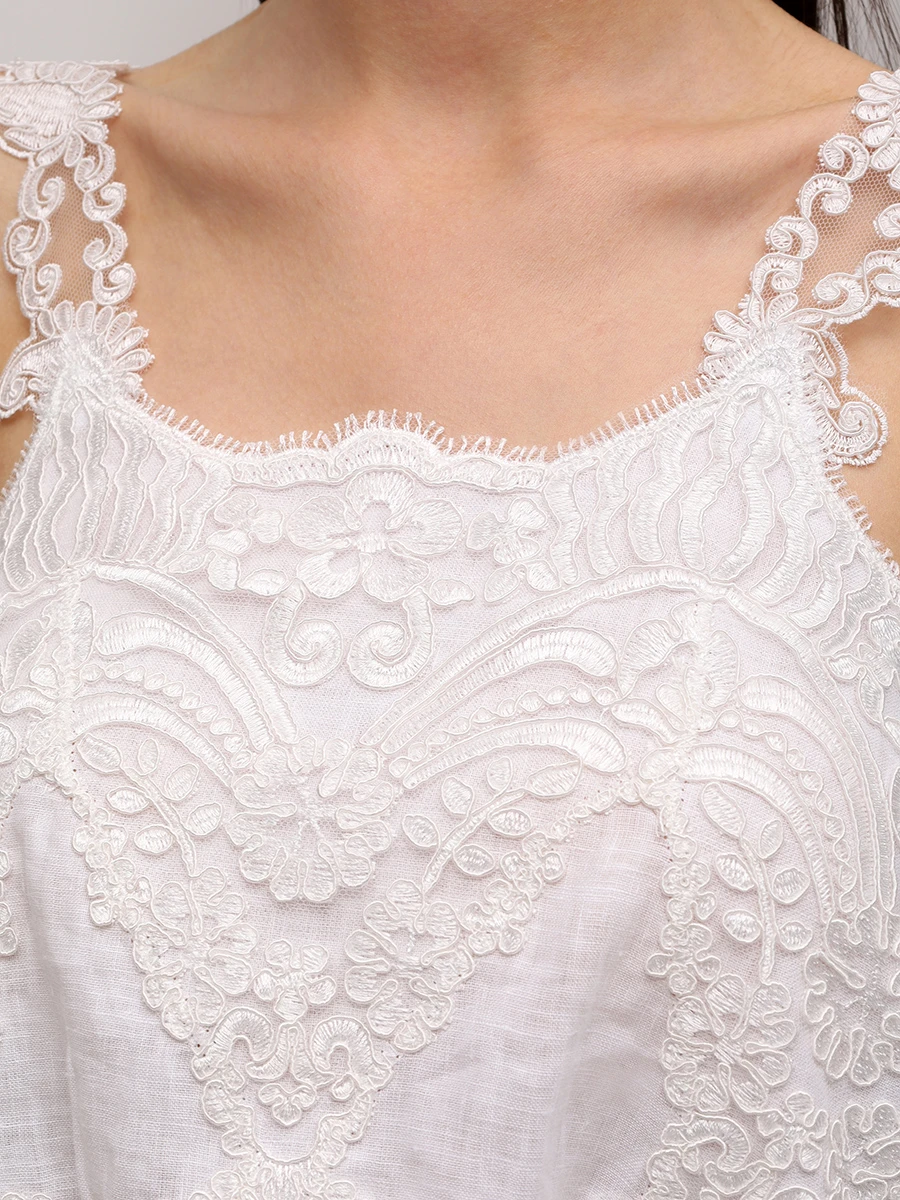 Топ с кружевом