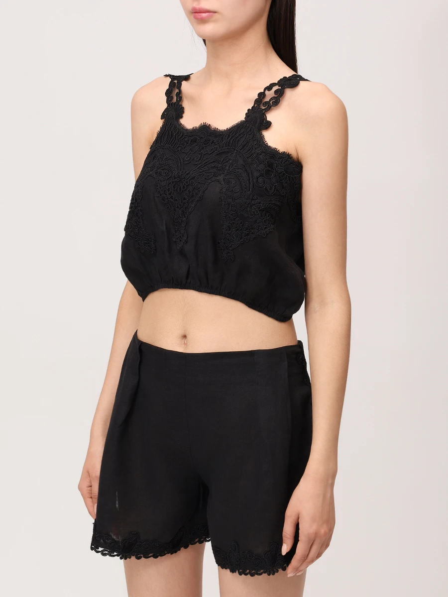 Топ с кружевом