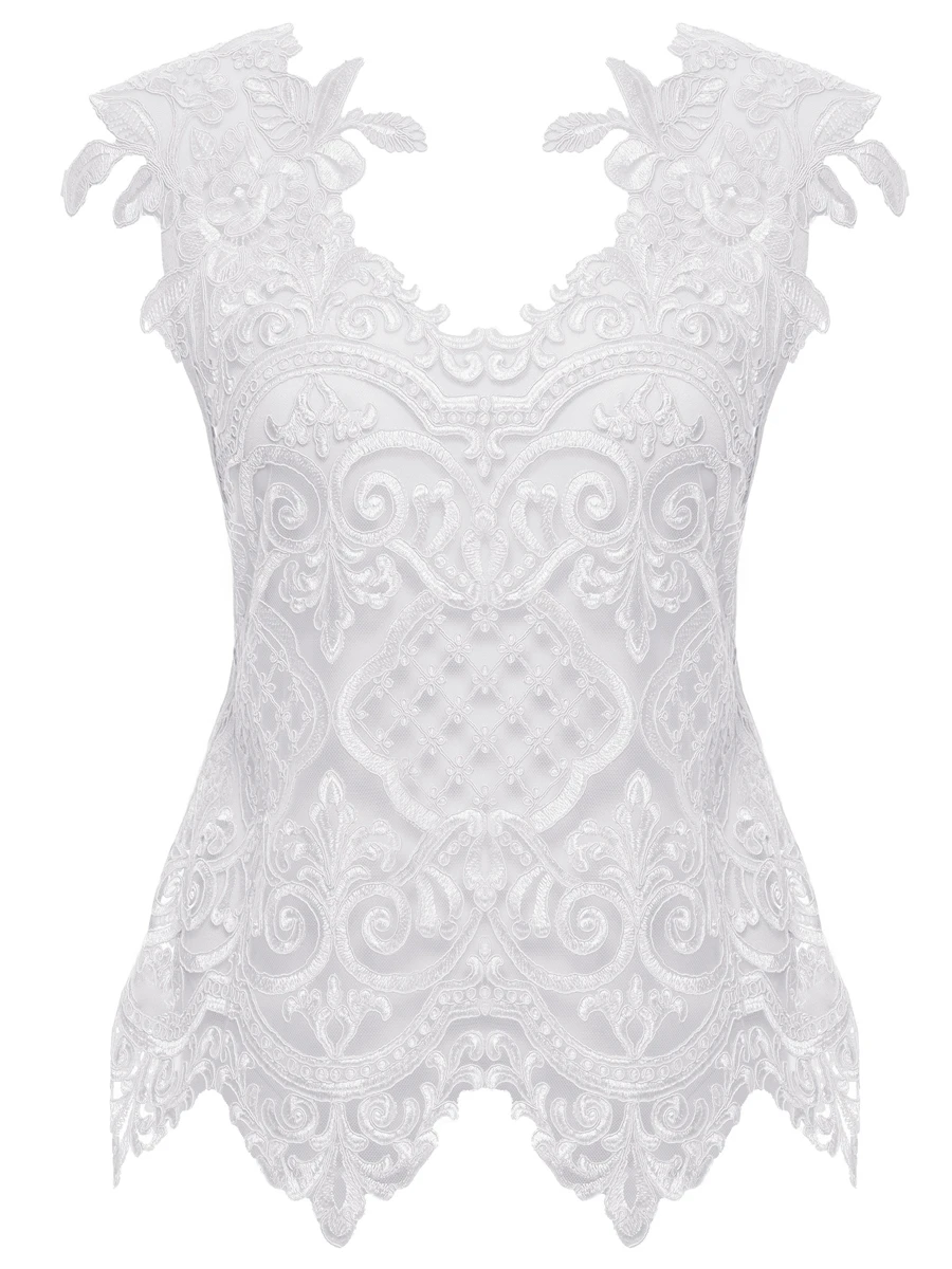 Топ кружевной