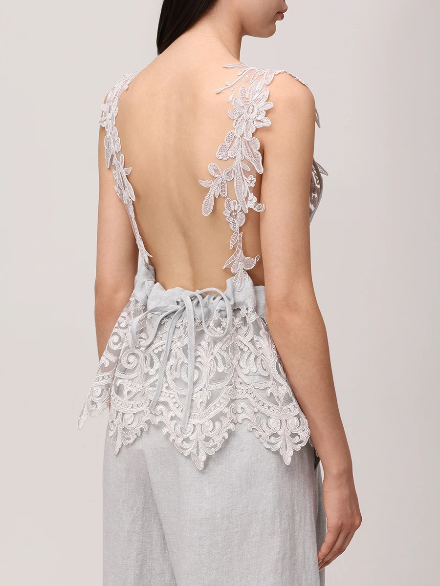 Топ кружевной