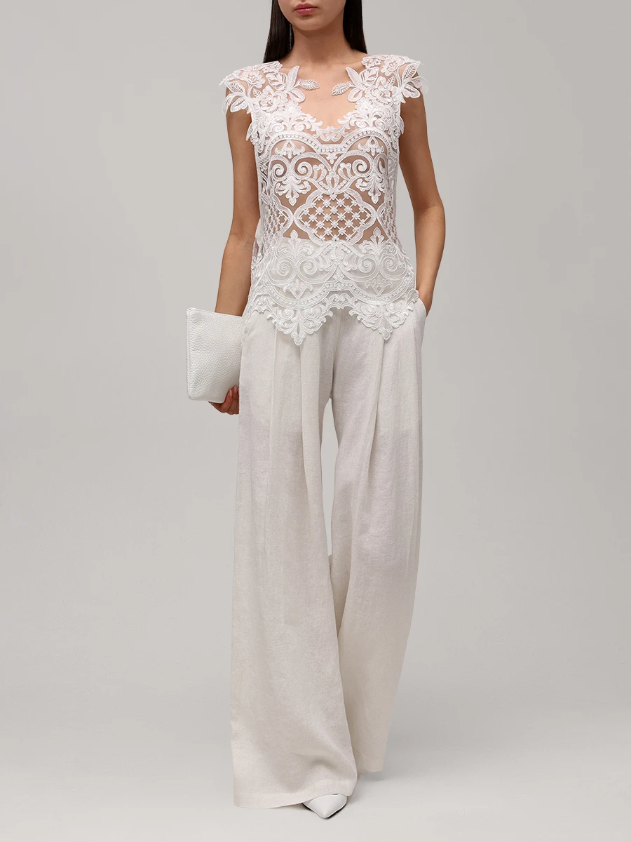 Топ кружевной