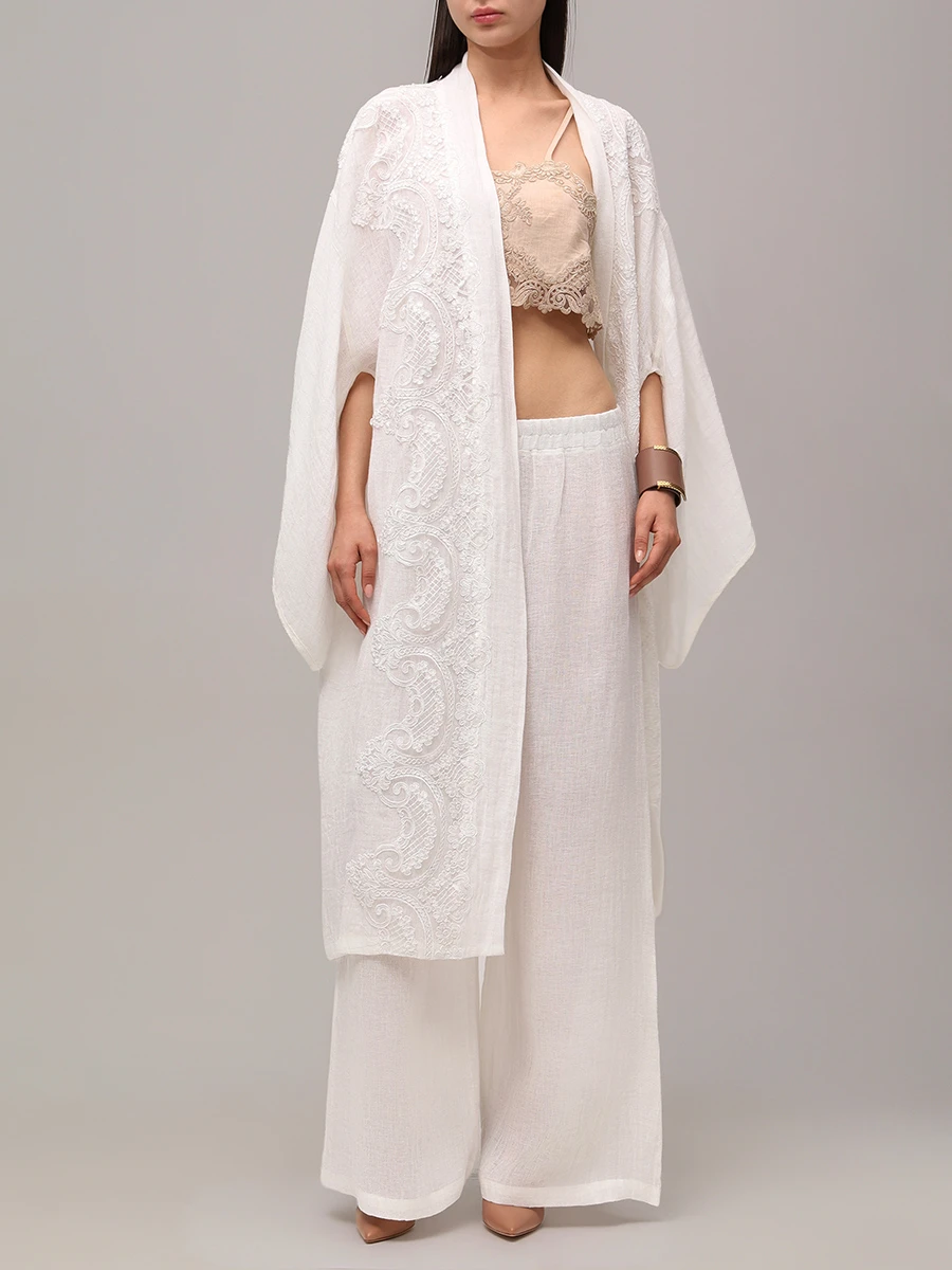 Кроп-топ с кружевом