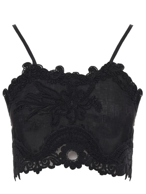 Кроп-топ с кружевом MAURIZIO