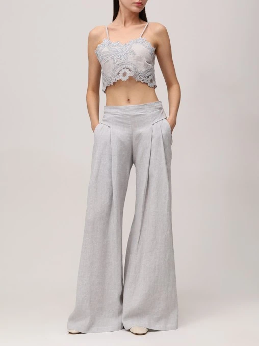 Кроп-топ с кружевом MAURIZIO