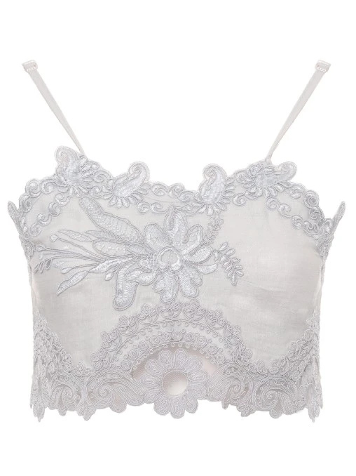 Кроп-топ с кружевом MAURIZIO