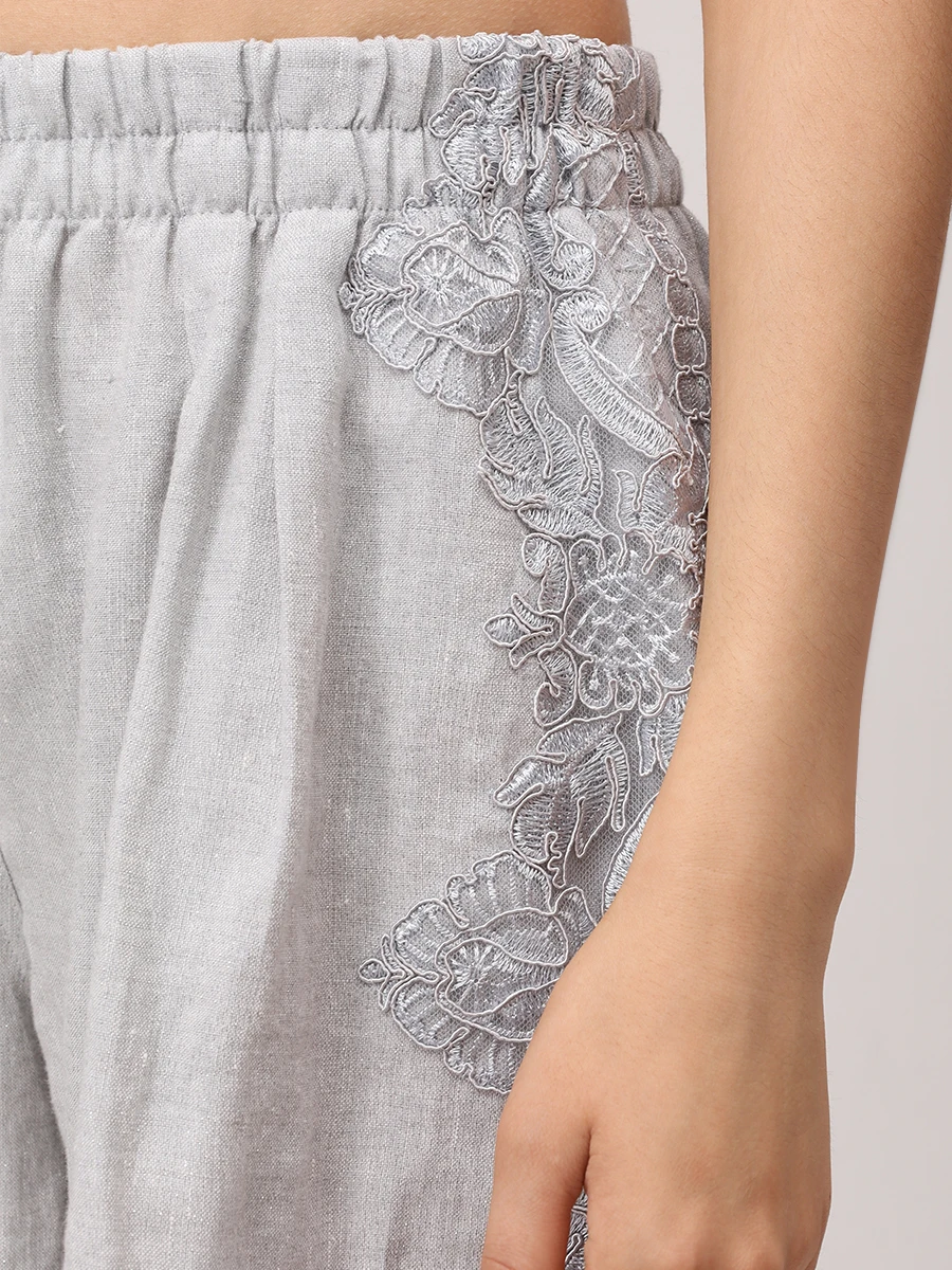 Шорты льняные