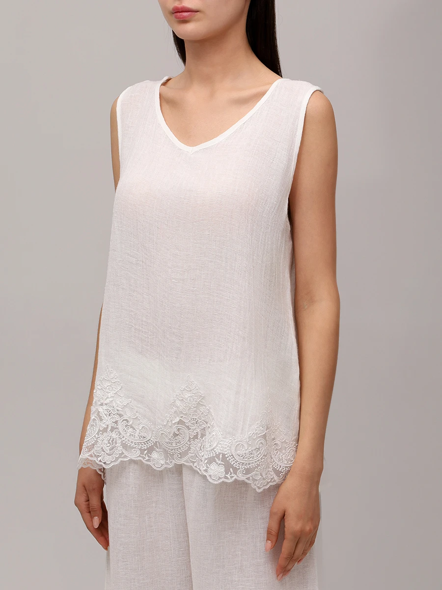 Топ льняной