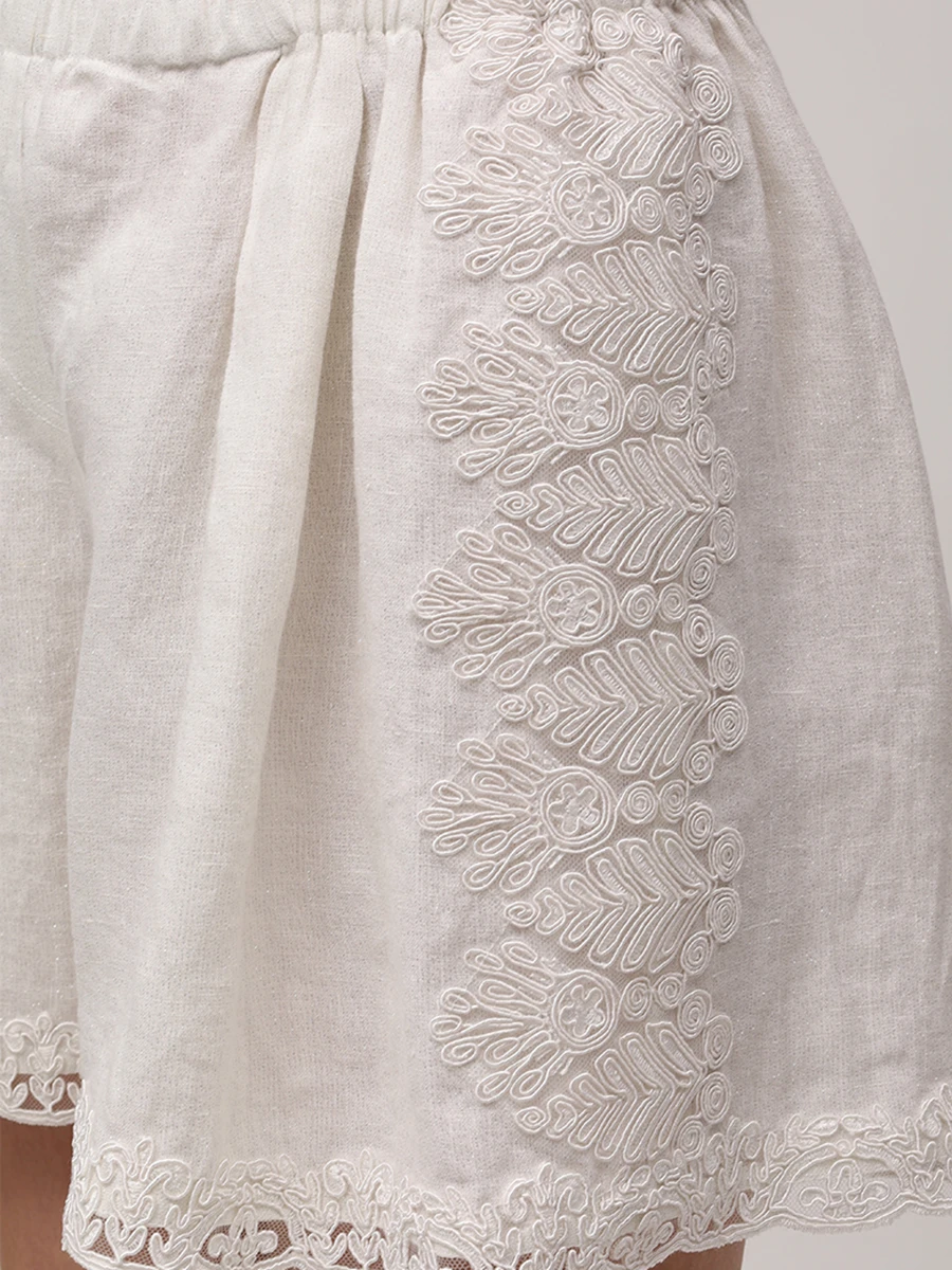 Шорты льняные