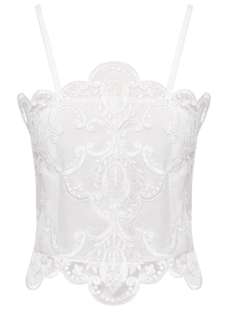 Топ с кружевом