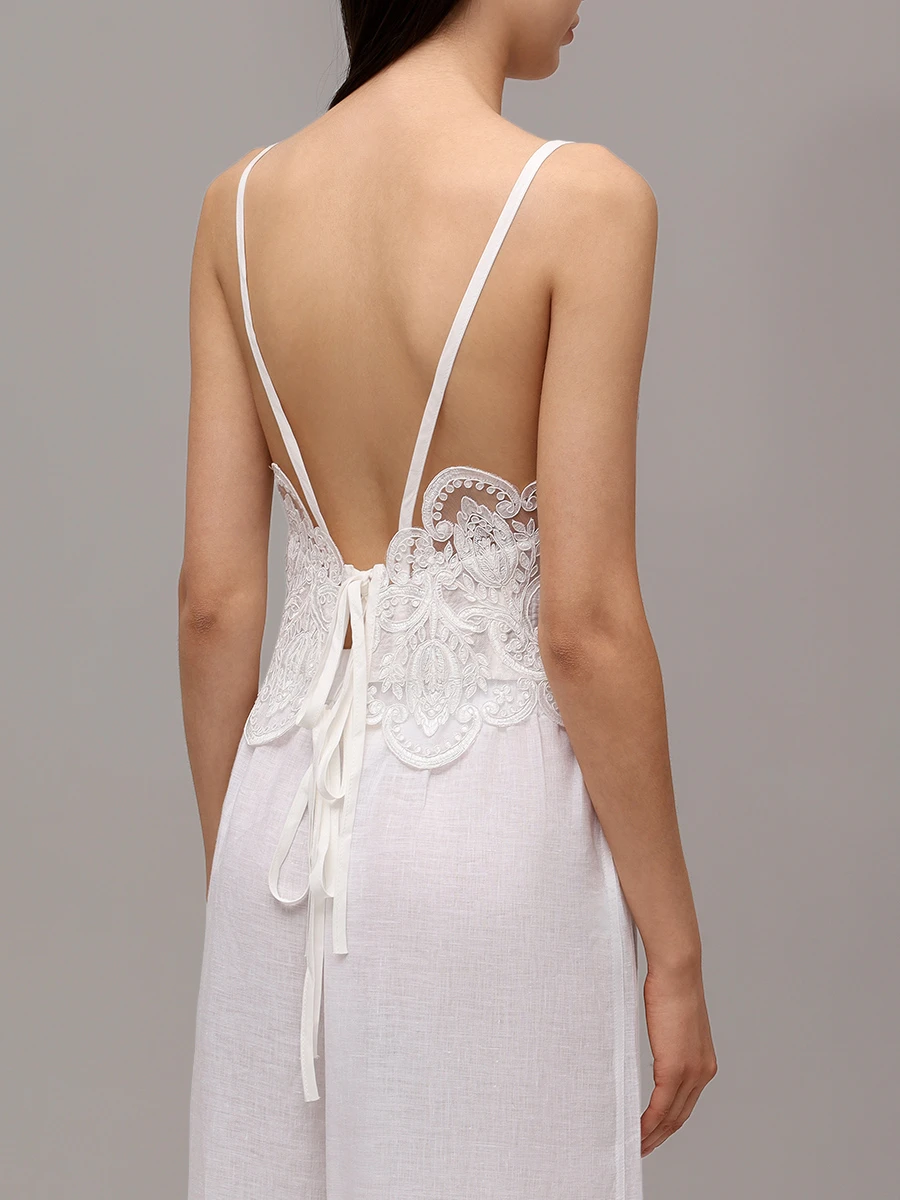 Топ с кружевом