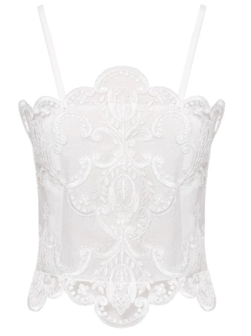 Топ с кружевом MAURIZIO