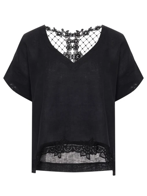 Блуза изо льна и района MAURIZIO