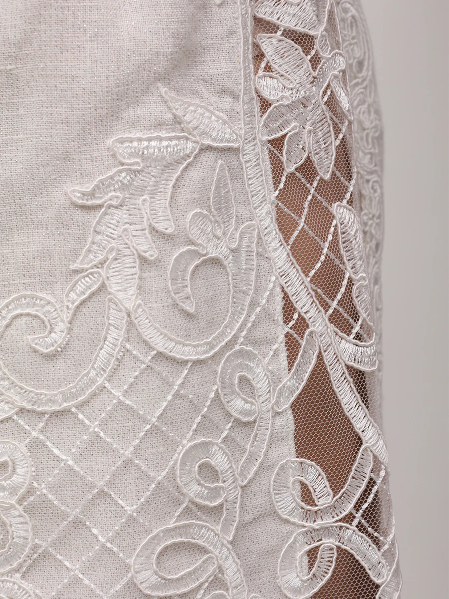 Шорты льняные