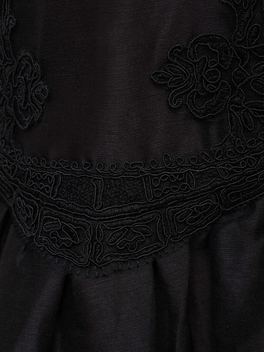 Платье изо льна и шелка