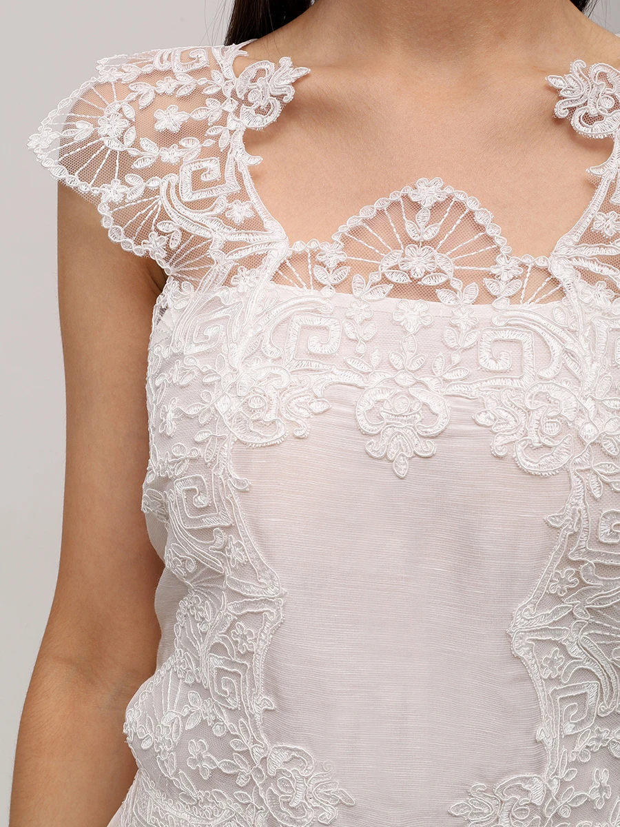 Платье изо льна и шелка