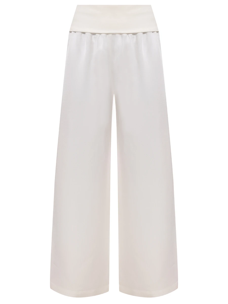 Брюки из вискозы и льна