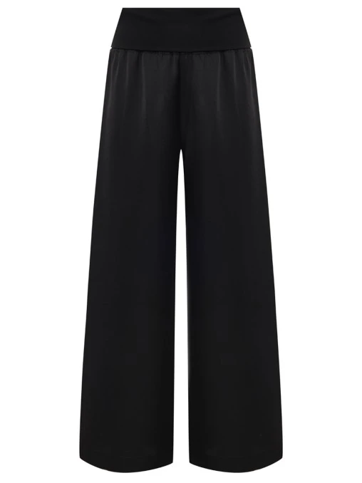 Брюки из вискозы и льна MAURIZIO