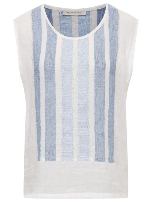 Топ льняной MAURIZIO