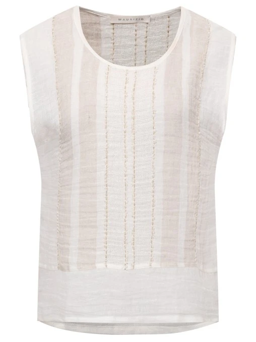 Топ льняной MAURIZIO