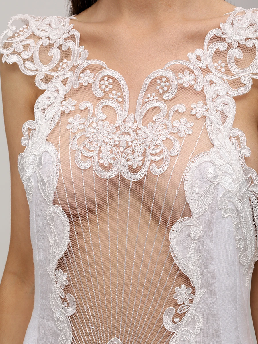 Платье льняное