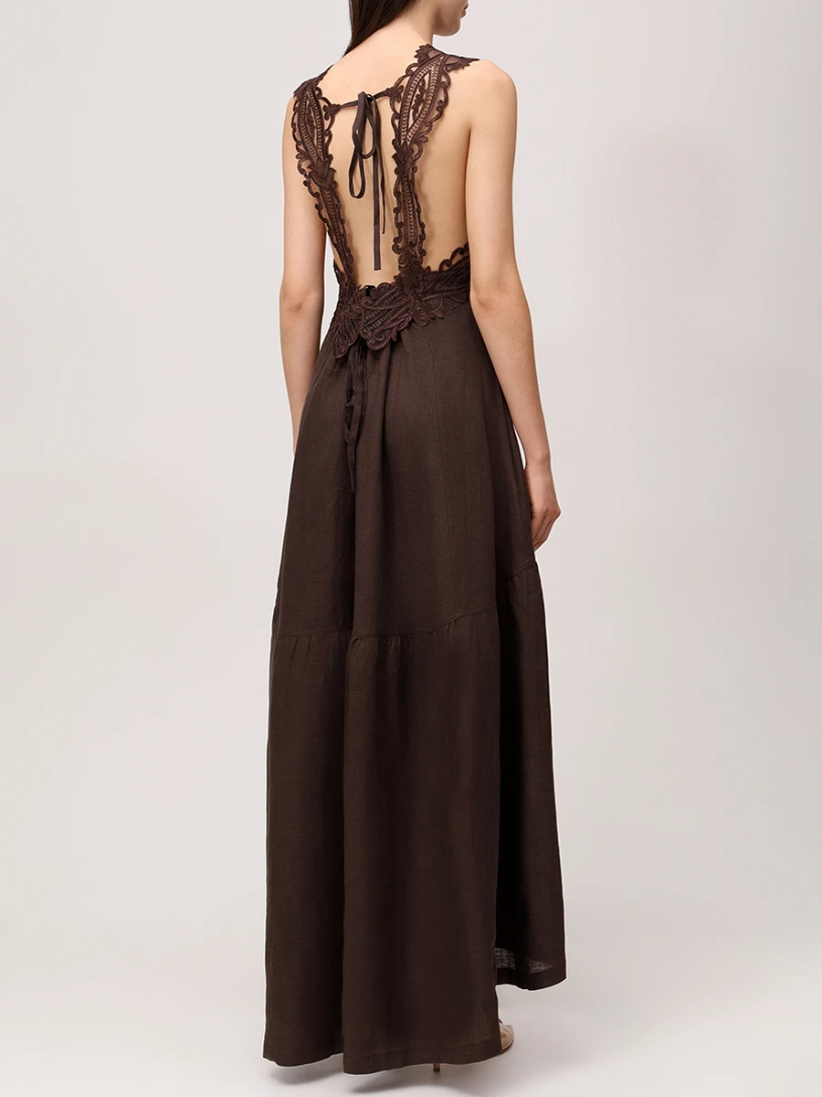 Платье льняное