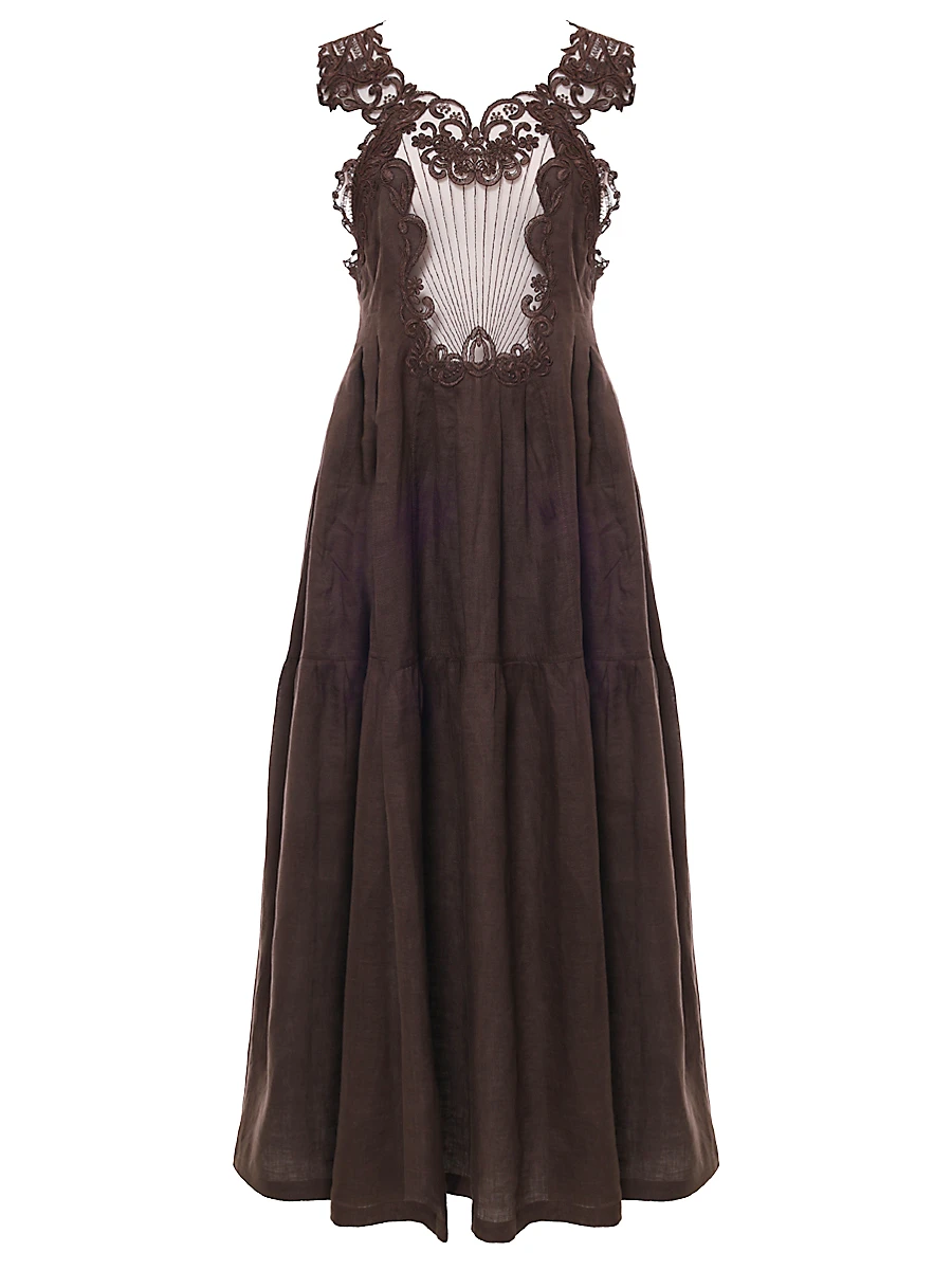 Платье льняное